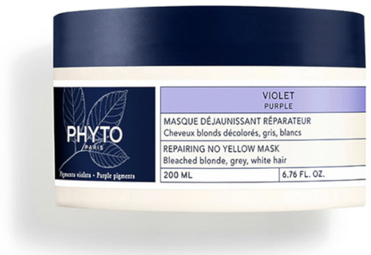 Phyto, Anti-yellow Mask Phyto Violet, Hair Treatment Cream Mask, Repairing, 200 ml