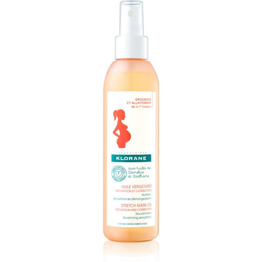 Klorane, Mum, Anti-Stretch Marks, Massage Oil, 200 ml
