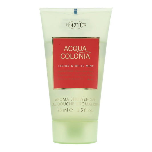 4711, Acqua Colonia, Lychee & White Mint, Moisturizing, Shower Gel, Body, All Skin Types, 75 ml