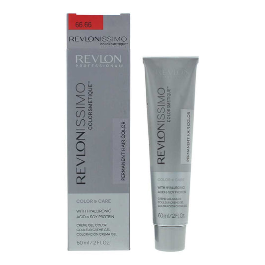 Revlon, Revlonissimo Colorsmetique, Permanent Hair Dye, 66.66 Intense Purple Red, 60 ml