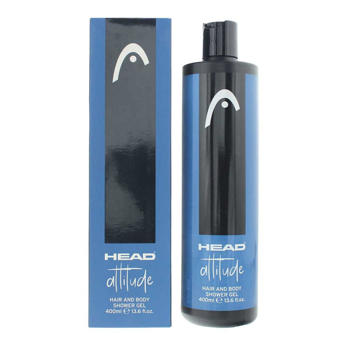 Head, Attitude, Shower Gel & Shampoo 2-In-1, 400 ml