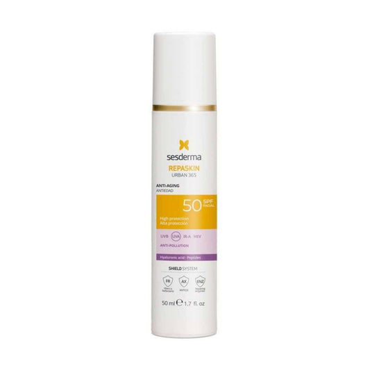 Sesderma, Repaskin, Anti-Aging, Before Sun Exposure, Cream, For Face, SPF 50, 50 ml