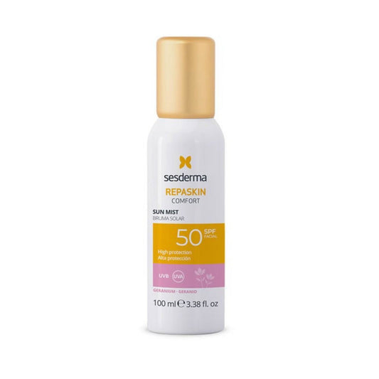 Sesderma, Repaskin Confort, Geranium, Protecting, Before Sun Exposure, Spray, For Face, SPF50, 100 ml