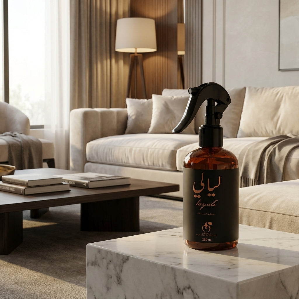 Marien Layali Fabric, Upholstery and Room Fragrance Spray | Floral & Fruity - 250ml