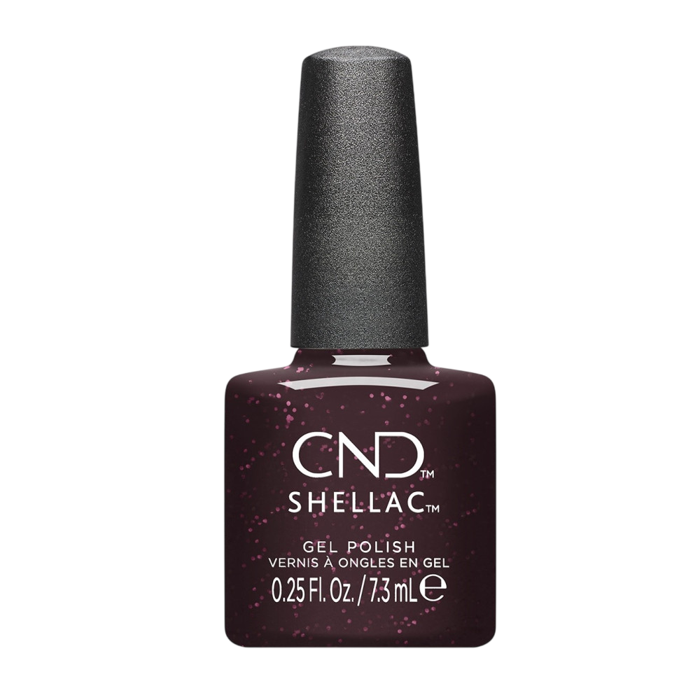 CND, Shellac, Shimmer, Semi-Permanent Nail Polish, Poison Plum, 7.3 ml