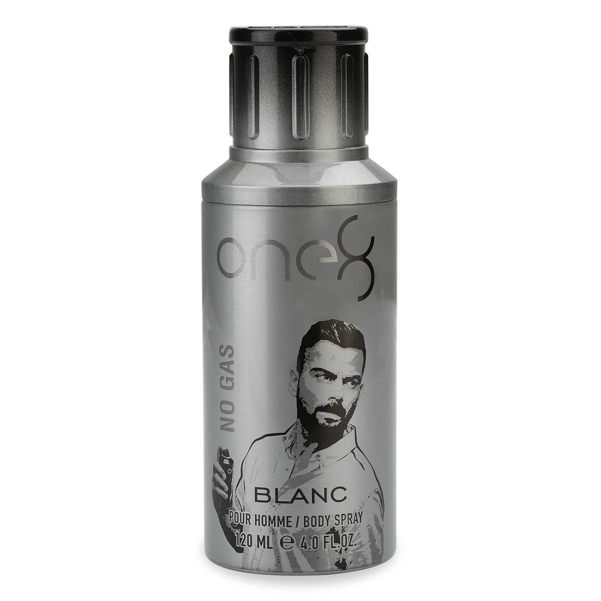 One 8, Blanc No Gas, Scented Spray, For Men, 120 ml
