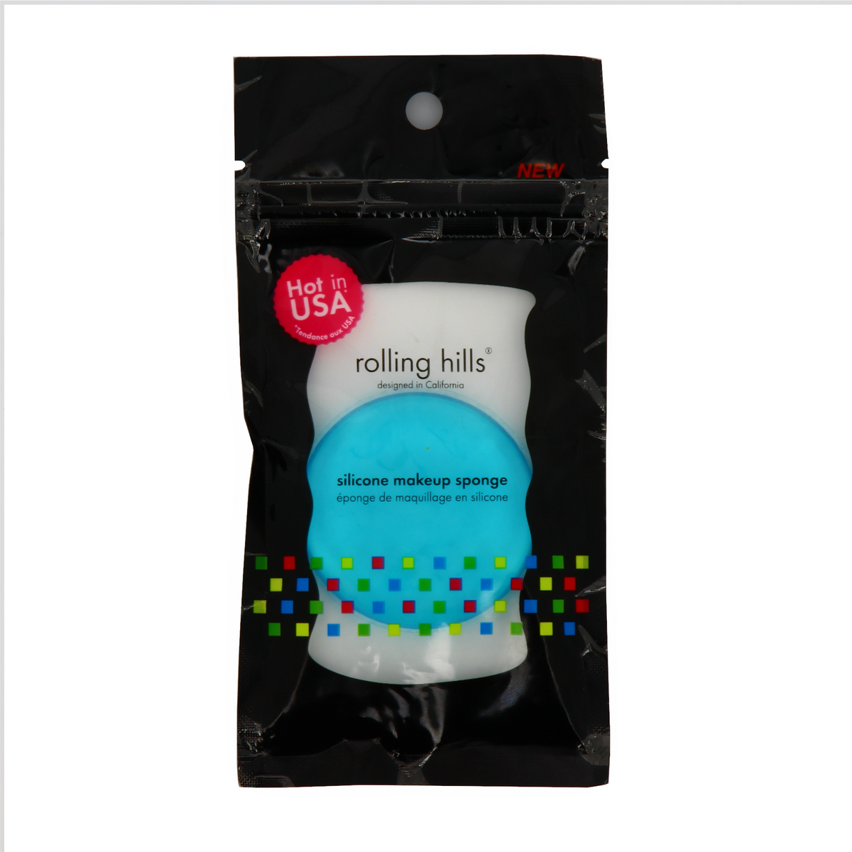 Rolling Hills, Rolling Hills, Silicone, Makeup Sponge, Blue