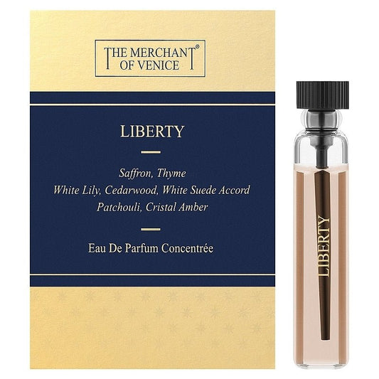 The Merchant of Venice Liberty 2ml 0.06 fl. o.z. Official perfume sample,  The Merchant of Venice Liberty 2ml 0.06 fl. o.z. 液量オンス公式香水サンプル,  The Merchant of Venice Liberty 2ml 0.06 fl. o.z. официална парфюмна проба,  The Merchant of Venice Liberty 2ml 0.06 fl. o.z. échantillon de parfum officiel,  The Merchant of Venice Liberty 2ml 0.06 fl. o.z. virallinen hajuvesinäyte,  The Merchant of Venice Liberty 2ml 0.06 fl. o.z. oficjalna próbka perfum,